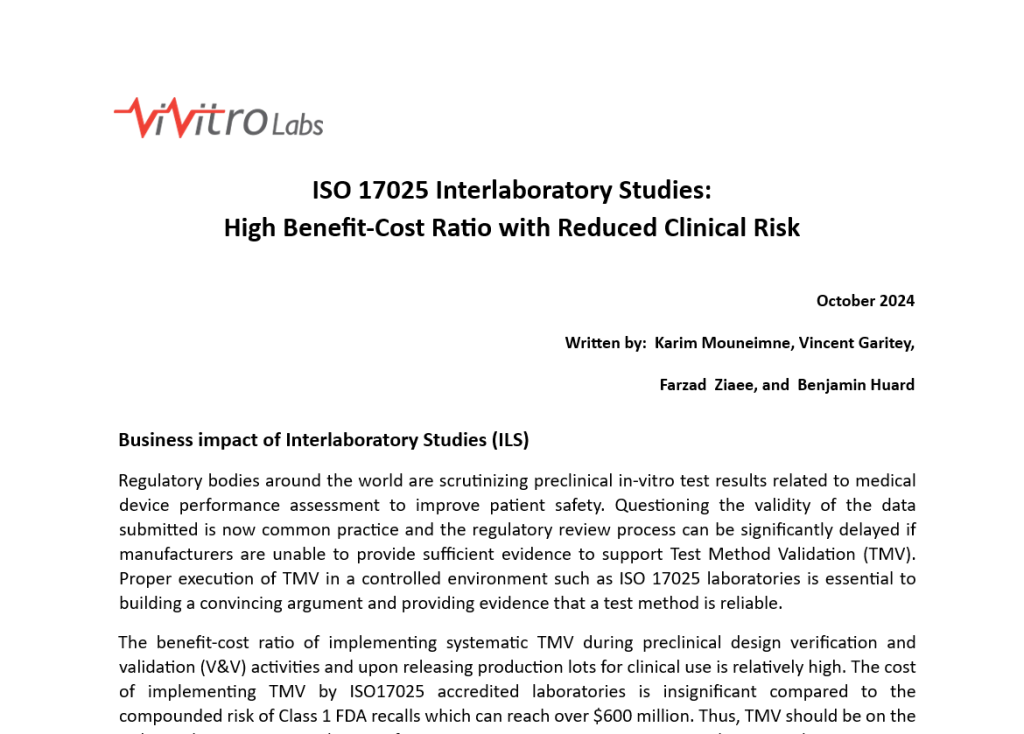 ISO 17025 Interlaboratory Studies